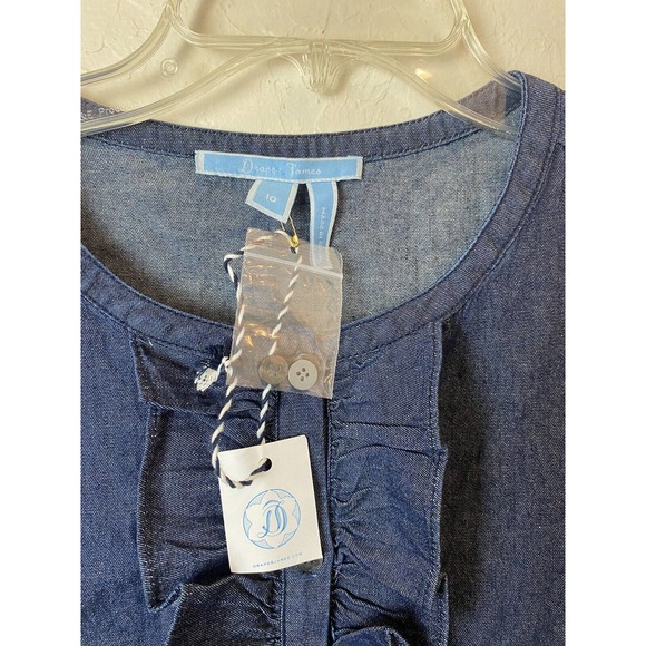 Draper James Blue Midi Dress - Picture 3 of 3